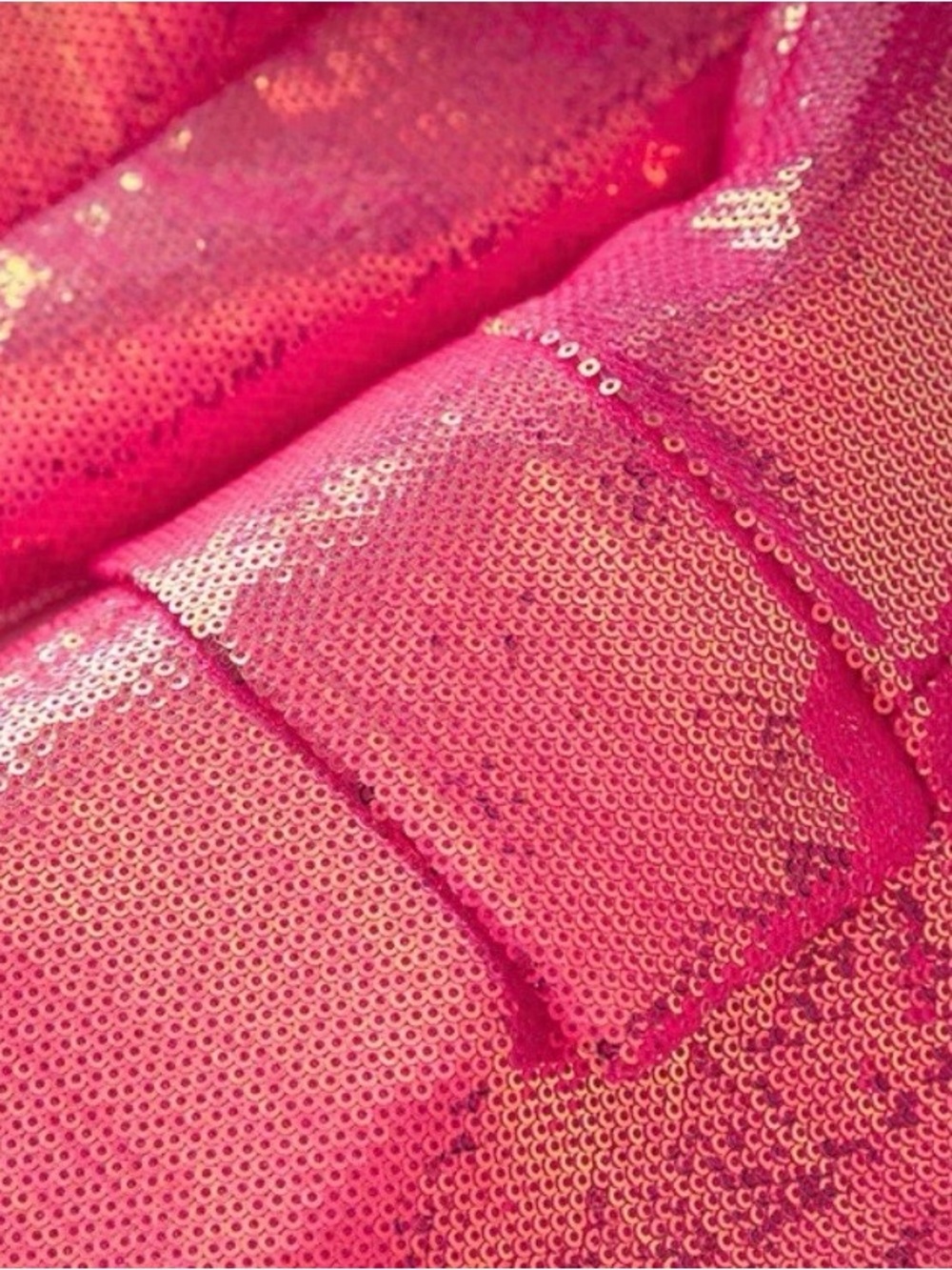 Hot Pink Iridescent Sequin Blazer Jacket & Shorts Set - Picture 12 of 15